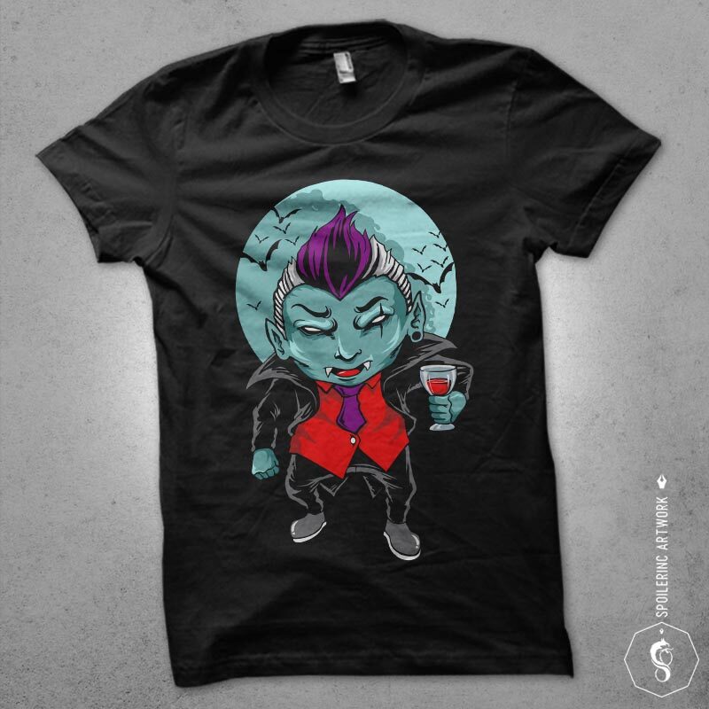t-shirt vector monster tshirt design bundles