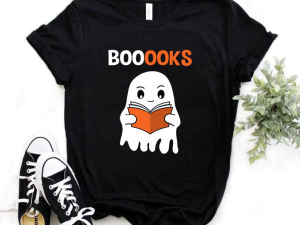 Boooooks, halloween, halloween t-shirt design, cute, boo, trick or teach, teacher, student, t-shirt design, fall season