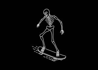 Skate or Die t shirt template vector