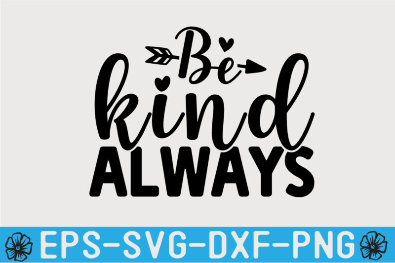 Kindness SVG T shirt Design Template