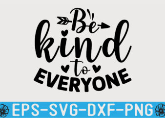 Kindness SVG T shirt Design Template