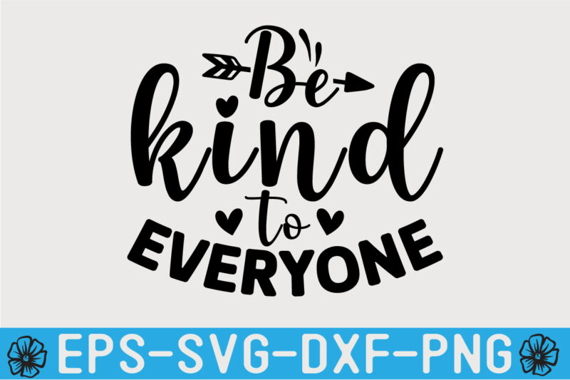 Kindness SVG T shirt Design Template