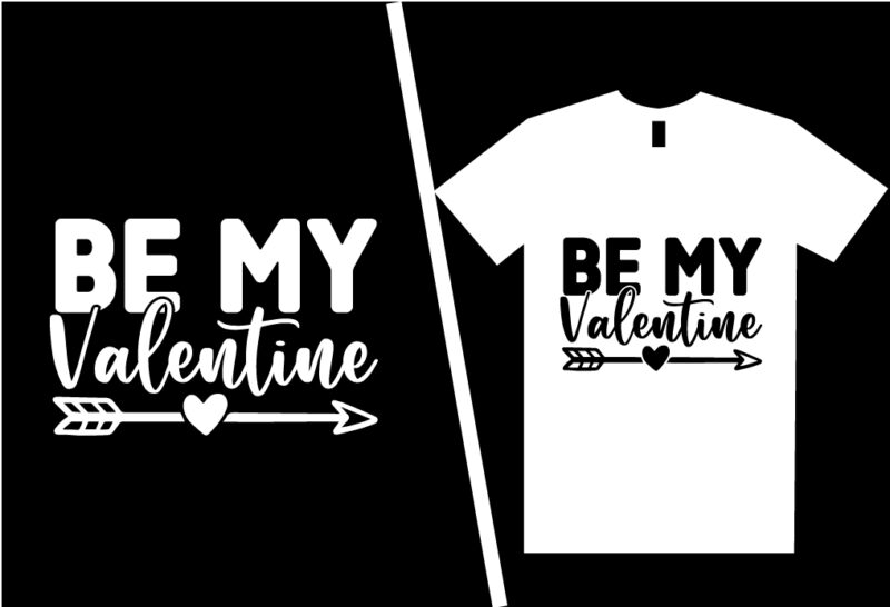 valentine SVG T shirt Design Template