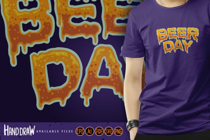 Beer Day Typography Font Effect