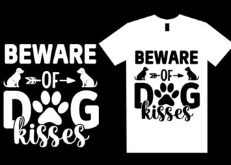 Dog SVG T shirt Design Template