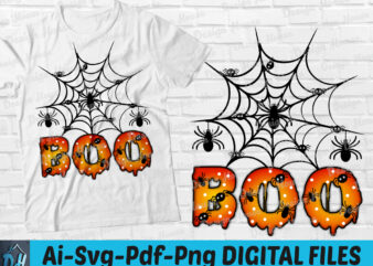 Boo halloween t-shirt design, Boo halloween SVG, Boo shirt, Halloween tshirt, Funny Halloween tshirt, Boo sweatshirts & hoodies