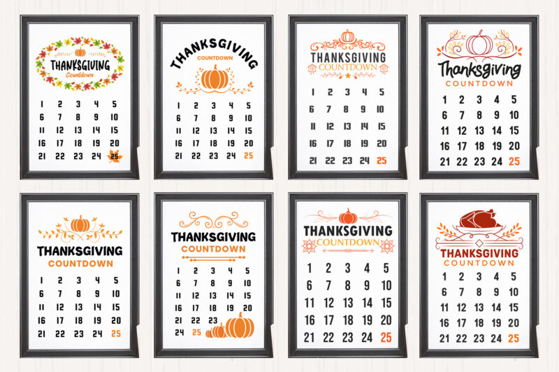 Thanksgiving Countdown Bundle