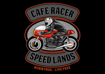 CAFE RACER t shirt vector file