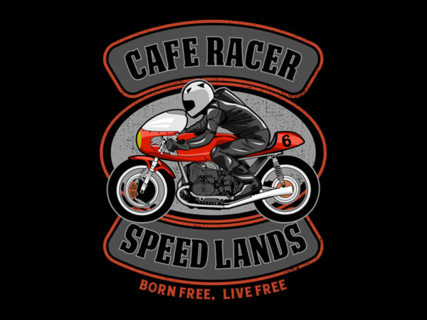 Cafe racer t shirt vector file