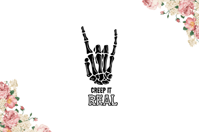 Halloween Ideas, Creep It Real Yolo Sign Diy Crafts Svg Files For Cricut, Silhouette Sublimation Files