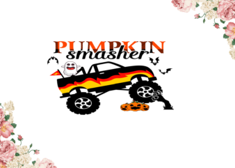 Pumpkin Smasher Diy Crafts Svg Files For Cricut, Silhouette Sublimation Files t shirt illustration