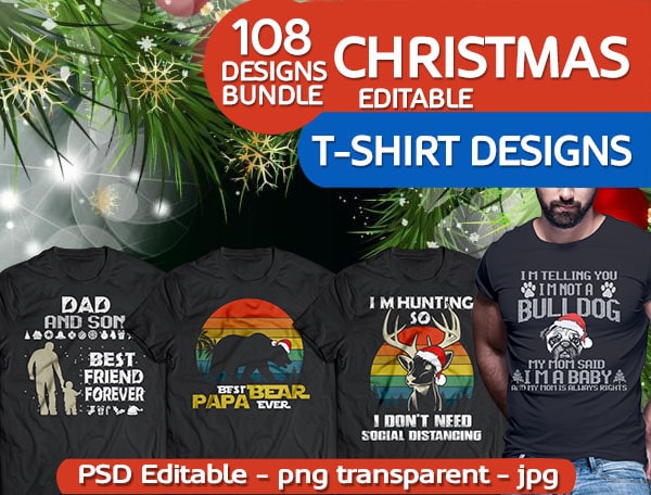 2.000+ Tshirt designs bundle editable text