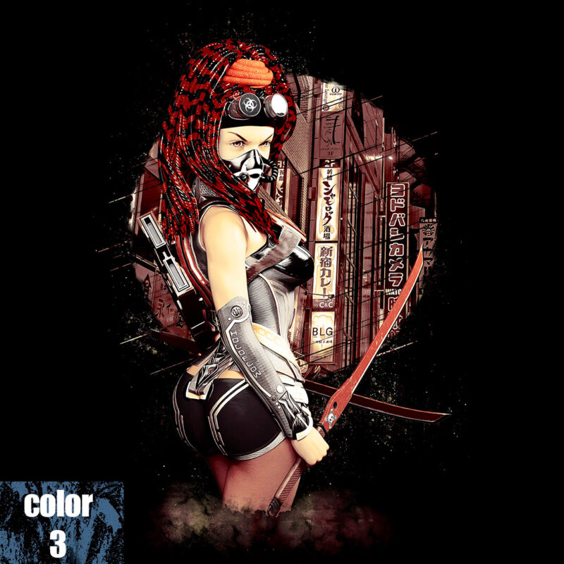 Combat Girl Collection 001 – (There are 10 color options for you to use in the best way)
