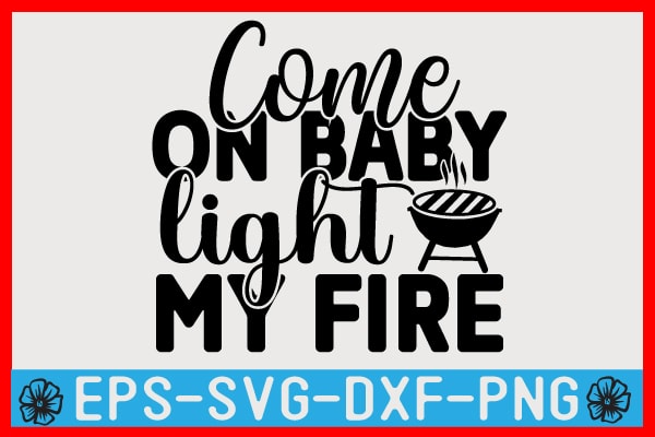 BBQ SVG T shirt Design Template