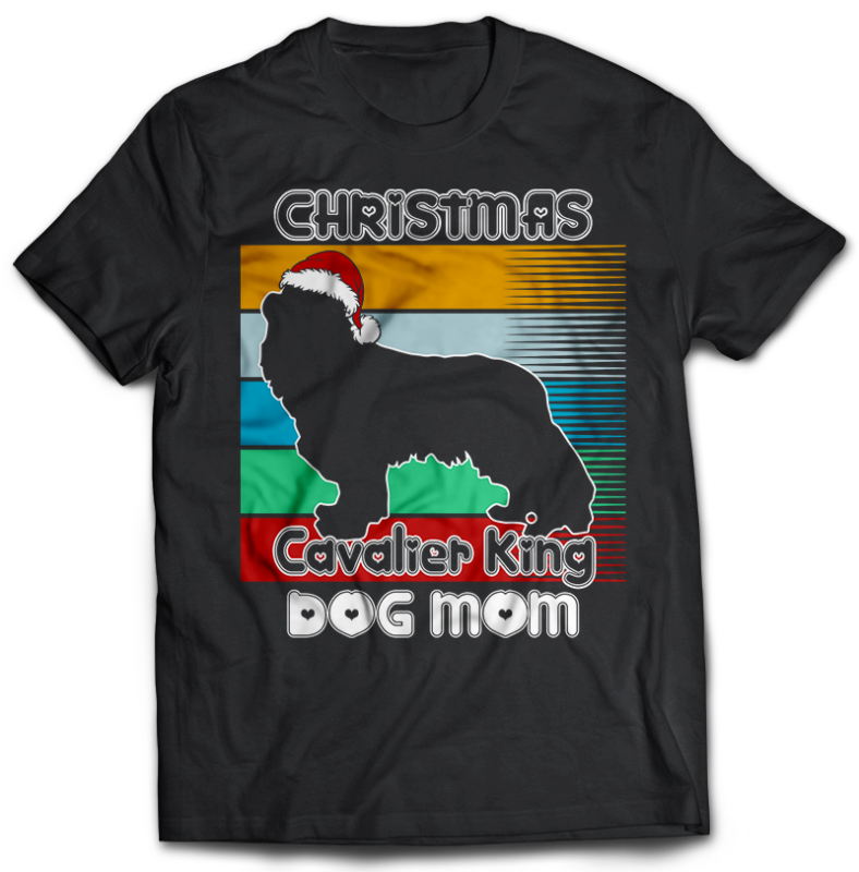 37 Christmas DOG MOM Tshirt designs bundle