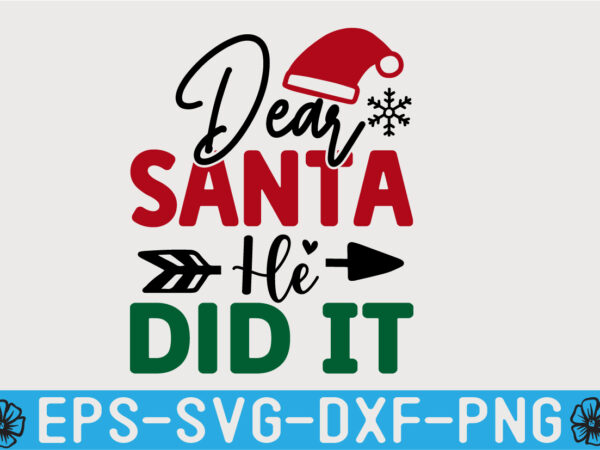 Christmas svg t shirt design template