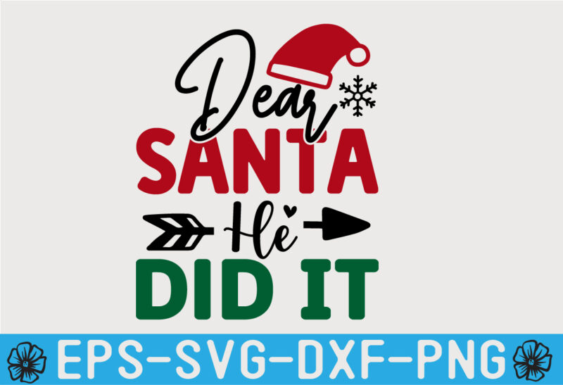 Christmas SVG T shirt Design Template