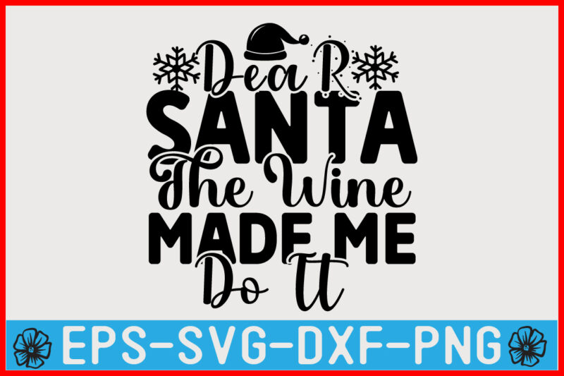 Wine Christmas T shirt Design Bundle