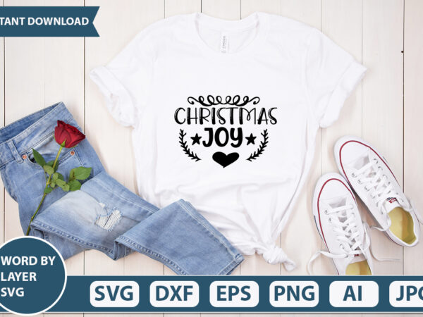 Christmas joy svg vector for t-shirt