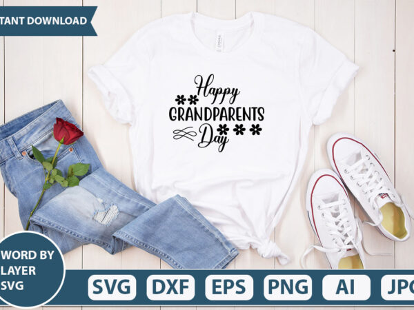 Happy grandparents day svg vector for t-shirt