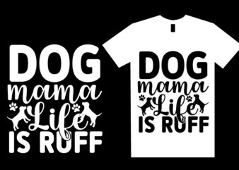 Dog SVG T shirt Design Template