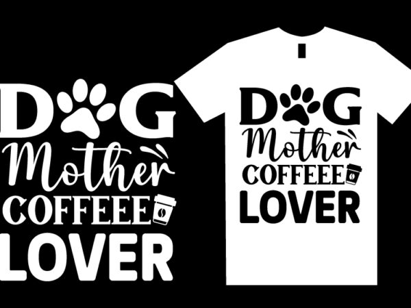 Dog svg t shirt design template