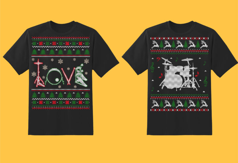 Drummer Bundle Part 1 – 45 tshirt design – 90% OFF