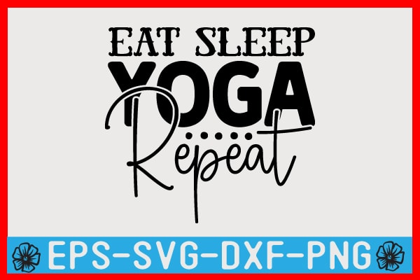 Yoga SVG T shirt Design Template