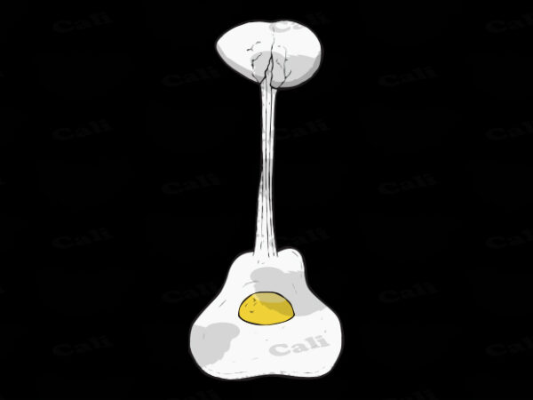 Egg guitar vector clipart