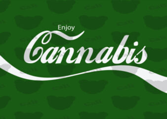 Enjoy Cannabis vector clipart