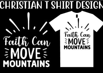 Christian SVG T shirt Design Template