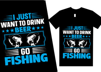 Fishing T shirt Design Template