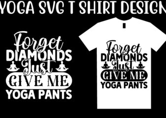 Yoga SVG T shirt Design Template