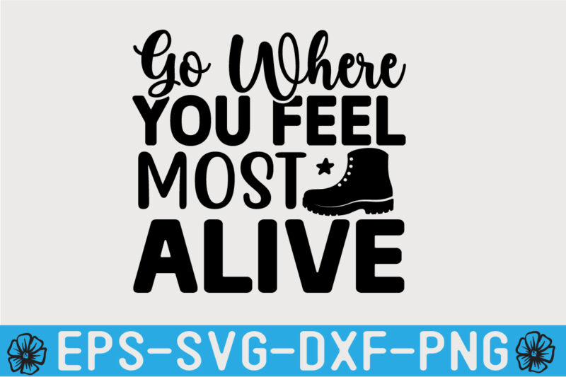 Hiking SVG T shirt Design Bundle