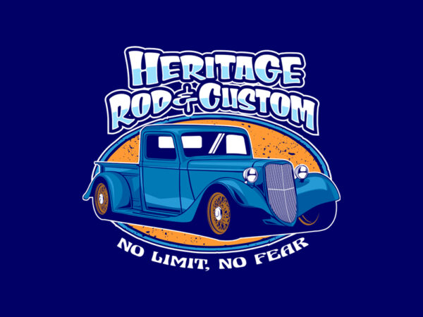 Heritage custom graphic t shirt