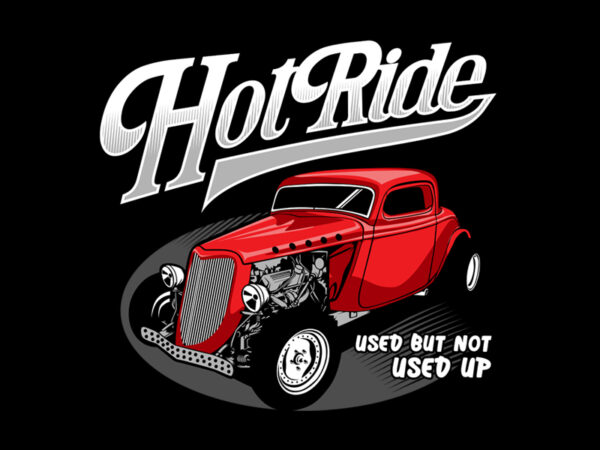 Hot ride graphic t shirt