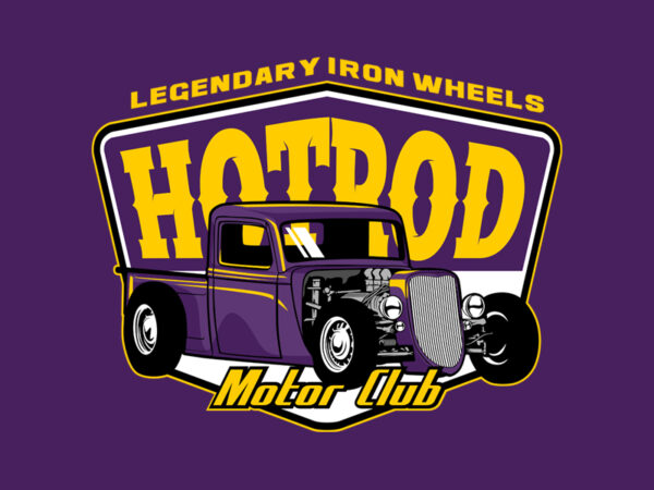 Hotrod club graphic t shirt