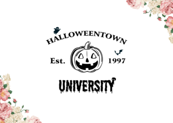 Halloween Decor, Halloweentown University Diy Crafts Svg Files For Cricut, Silhouette Sublimation Files