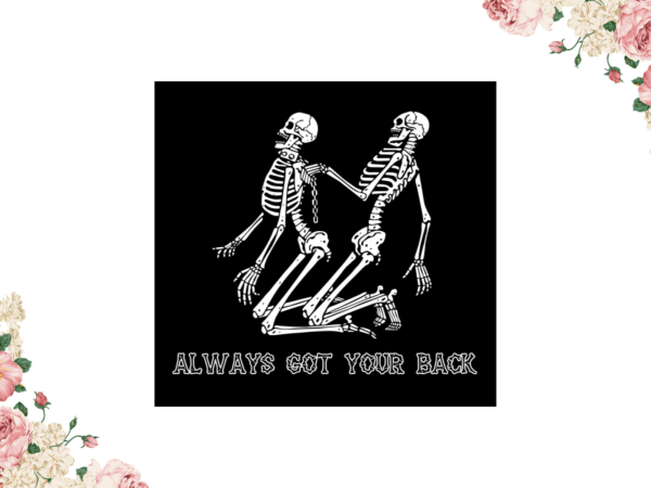 Halloween night, always got your back diy crafts svg files for cricut, silhouette sublimation files graphic t shirt