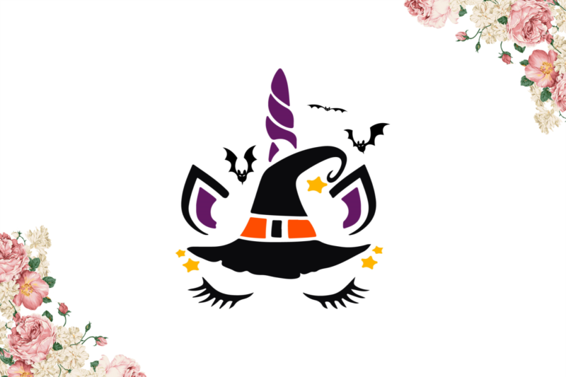 Halloween 2021, Unicorn Witch Diy Crafts Svg Files For Cricut, Silhouette Sublimation Files