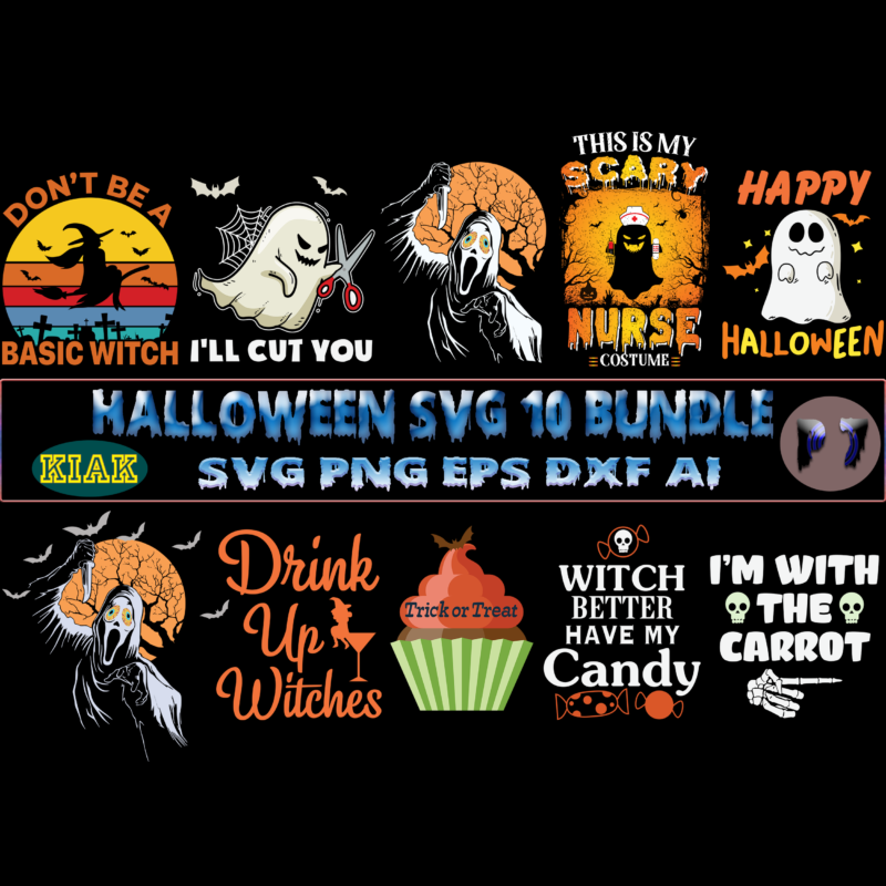Halloween SVG T-Shirt Design 10 Bundle Part 7, Halloween SVG Bundle, Halloween Bundle, Halloween Bundles, Bundle Halloween, Bundles Halloween Svg, Pumpkin scary Svg, Pumpkin horror Svg, Halloween Party Svg, Scary