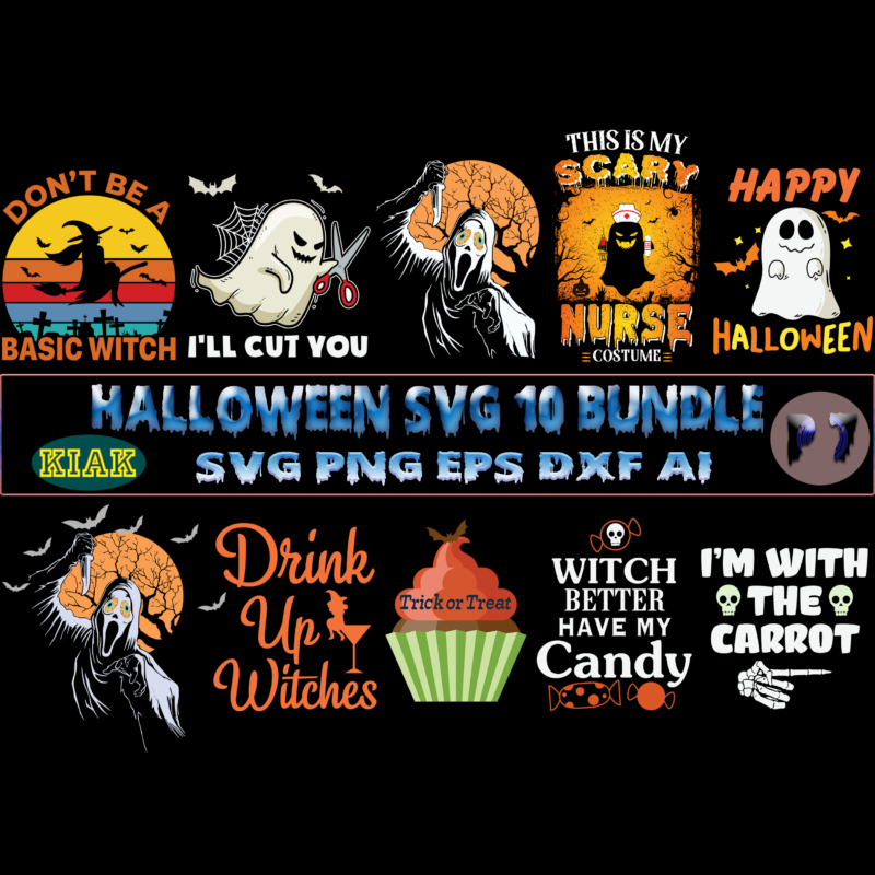 Halloween SVG T-Shirt Design 30 Bundle Part 11, Halloween SVG Bundle, Halloween Bundle, Halloween Bundles, Bundle Halloween, Bundles Halloween Svg, Boo Sheet, Pumpkin scary Svg, Pumpkin horror Svg, Boo Sheet