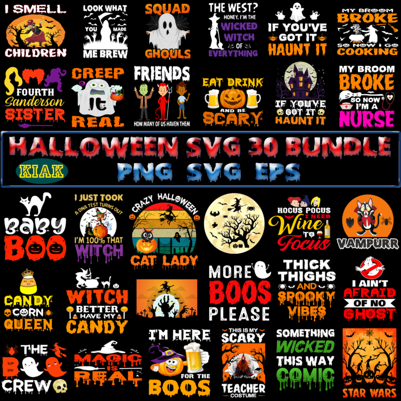 Halloween SVG 30 Bundle, T shirt Design Halloween SVG 30 Bundle, Halloween SVG Bundle, Halloween Bundle, Halloween Bundles, Bundle Halloween, Bundles Halloween Svg, Halloween Tshirt Design, Halloween, Devil vector illustration,