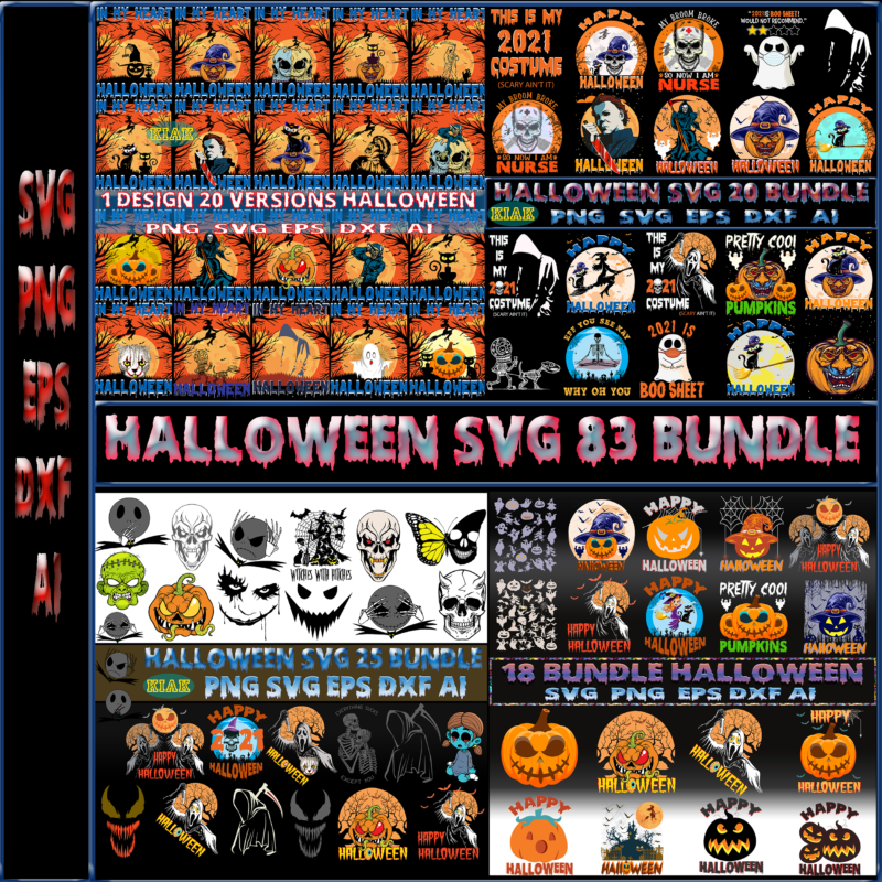 Halloween SVG 83 Bundle, T shirt Design Halloween SVG 83 Bundle, Bundle 1 Design 20 Versions Halloween SVG, Halloween SVG Bundle, Halloween Bundle, Halloween Bundles, Bundle Halloween, Bundles Halloween Svg,