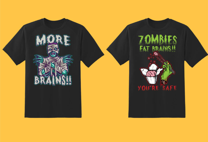 Halloween Big Bundle Part 1 – 80 Tshirt Designs – 90% OFF