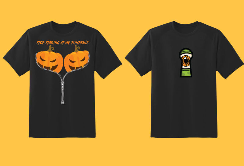 Halloween Big Bundle Part 1 – 80 Tshirt Designs – 90% OFF