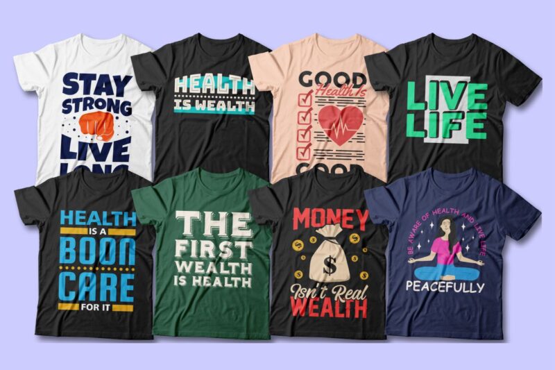 health t shirt designs