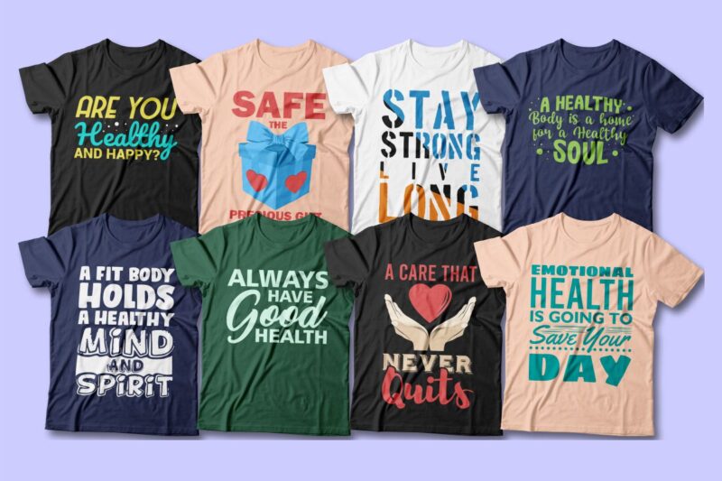 health t shirt designs