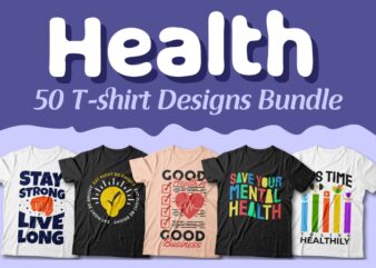 Health t-shirt designs bundle, healthy lifestyle, Health quotes design