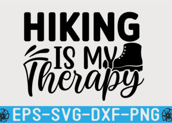 Hiking SVG T shirt Design Template